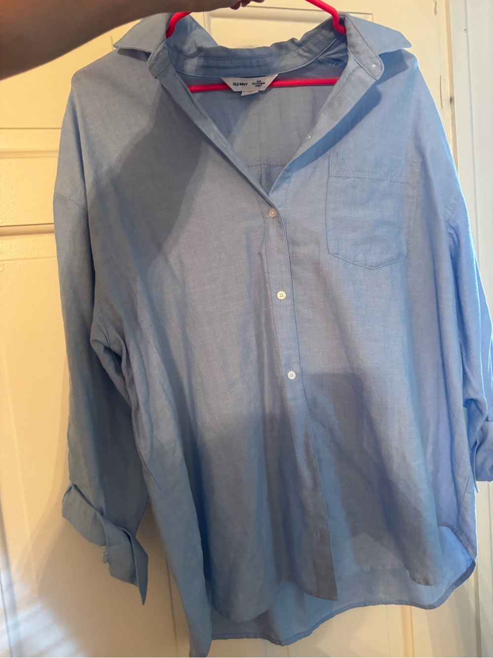 Old Navy Light Blue Casual Button-Down Shirt